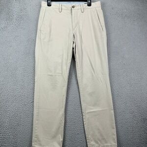 Polo Ralph Lauren Mens Khaki Pants 30X30 Beige‎ Straight Fit Pocket Stretch